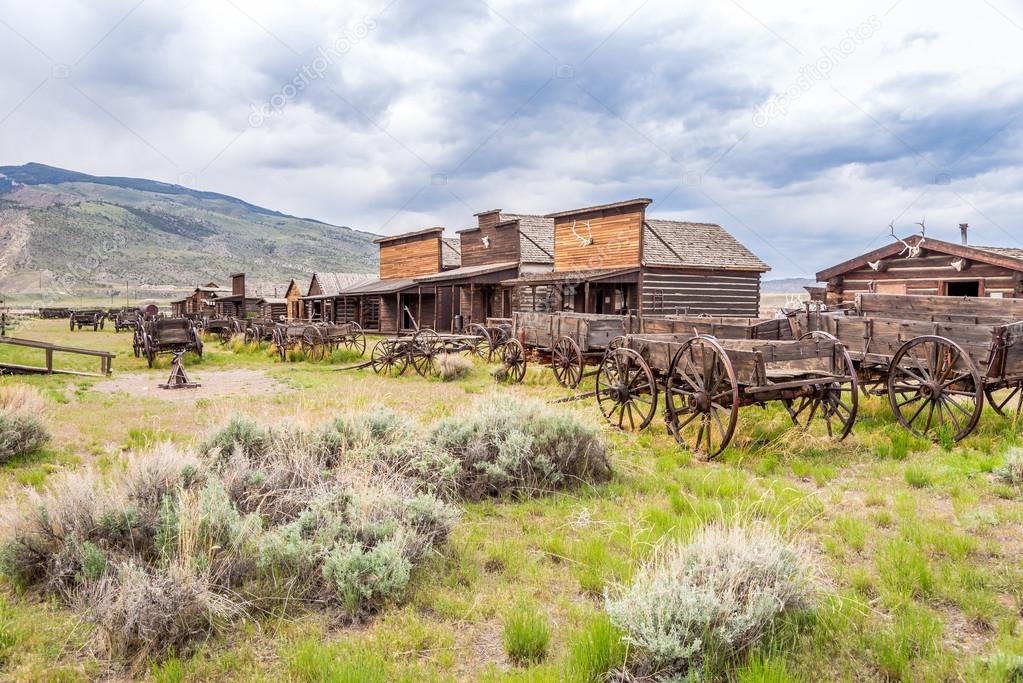 Pictures cody wyoming Old Trail Town in Cody Wyoming Stock