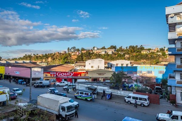 In the streets Lower town of Fianarantsoa — Stok fotoğraf