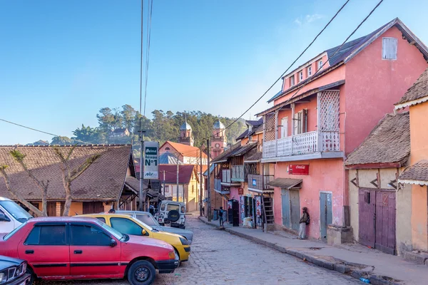 In the streets of Upper town Fianarantsoa — Stock Photo, Image