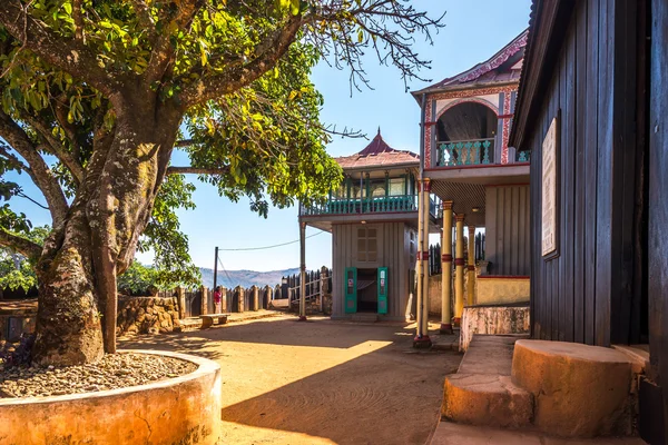 Courtyard of the Ambohimanga Royal hill. — Zdjęcie stockowe