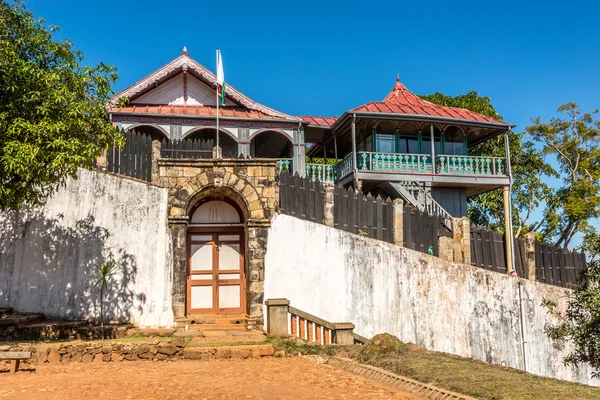 Vista para o palácio real em Ambohimanga — Fotografia de Stock