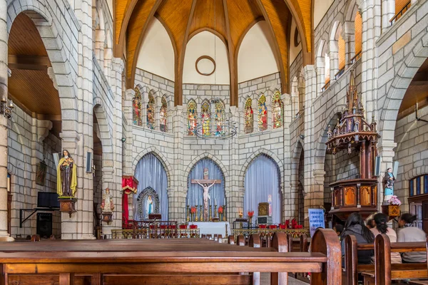 Inside of Andohalo cathedral - Antananarivo — ストック写真