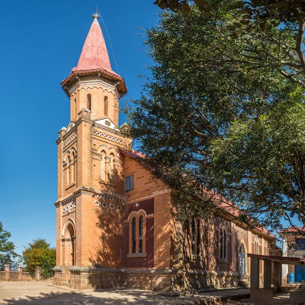 Church at the Antsahadinta hill — Stock Photo, Image