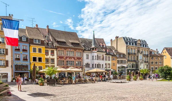 Place de la Reunion in Mulhouse. — Stock Photo, Image