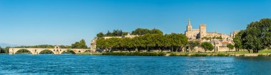 Panoramik Avignon Papalar Sarayı'nda