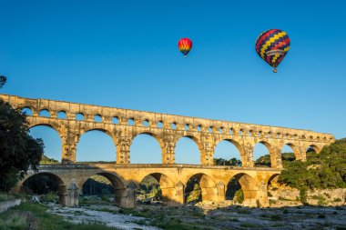 Pont du gard manzarası