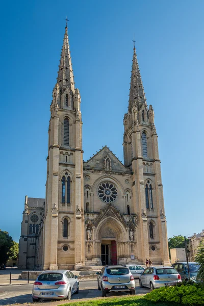 Cathedral Saint Baudile of Nimes — Zdjęcie stockowe