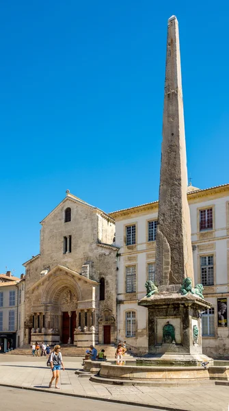 En el Lugar de la República en el Arles — Foto de Stock