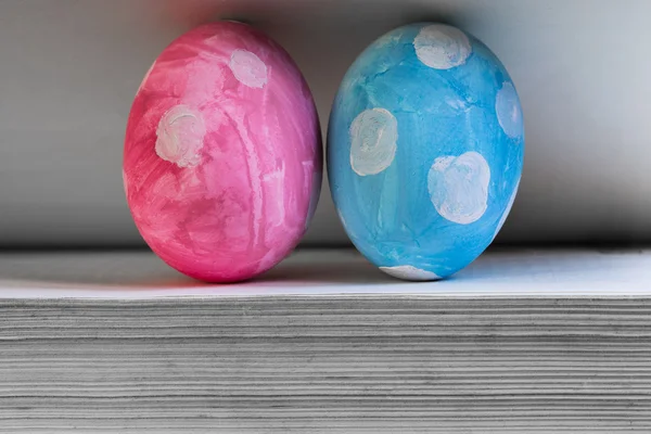 Egg blå och rosa — Stockfoto