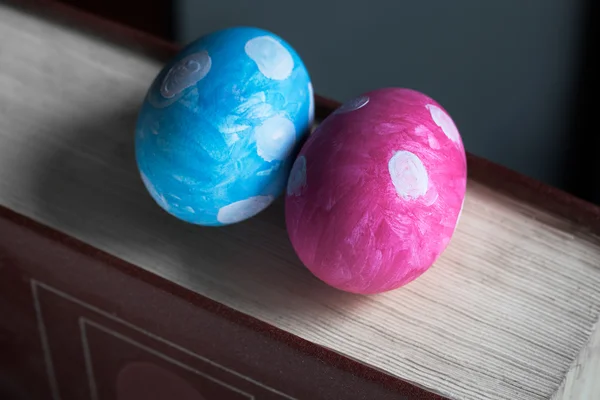 Egg blå och rosa — Stockfoto