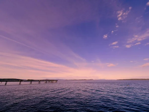 Spektakularny Skalisty Brzeg Sidney Pięknym Niebem — Zdjęcie stockowe