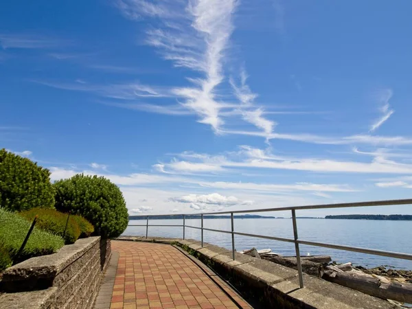 Espectacular Nubes Sobre Costa Sidney Paseo Marítimo — Foto de Stock