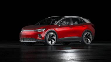 Markasız bir SUV 'un 3 boyutlu görüntülemesi