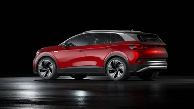 Markasız bir SUV 'un 3 boyutlu görüntülemesi