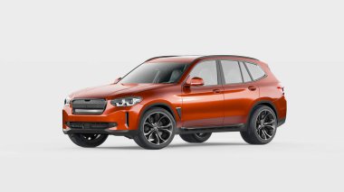 Markasız bir SUV 'un 3 boyutlu görüntülemesi 