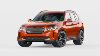 Markasız bir SUV 'un 3 boyutlu görüntülemesi 