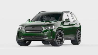 Markasız bir SUV 'un 3 boyutlu görüntülemesi 