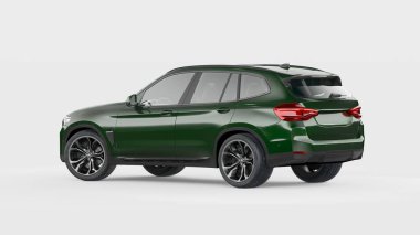 Markasız bir SUV 'un 3 boyutlu görüntülemesi 