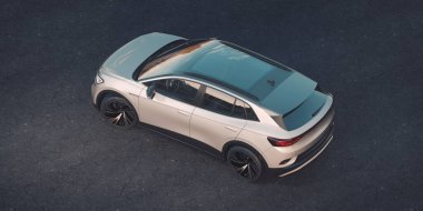 Markasız bir SUV 'un 3 boyutlu görüntülemesi 