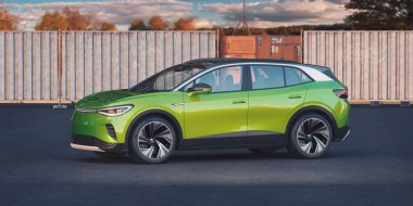 Markasız bir SUV 'un 3 boyutlu görüntülemesi 