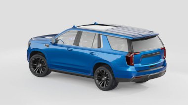 Markasız bir SUV 'un 3 boyutlu görüntülemesi