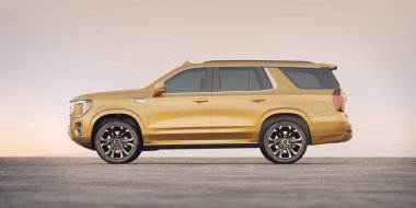 Markasız bir SUV 'un 3 boyutlu görüntülemesi