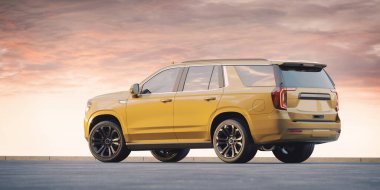 Markasız bir SUV 'un 3 boyutlu görüntülemesi