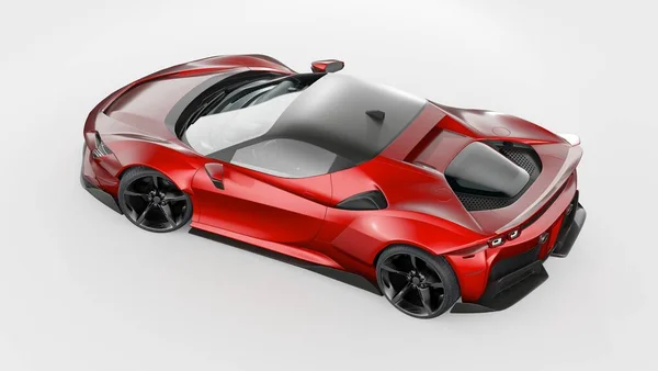 Rendu Concept Car Générique Sans Marque — Photo