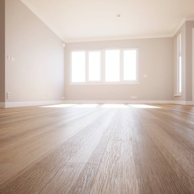 Genel boş bir odanın 3D canlandırması