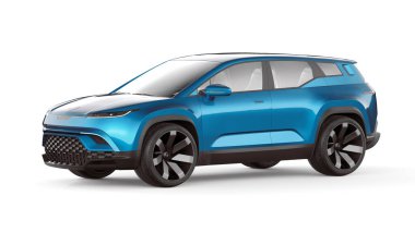 Markasız bir SUV 'un 3 boyutlu görüntülemesi