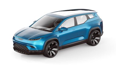 Markasız bir SUV 'un 3 boyutlu görüntülemesi