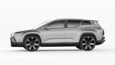 Markasız bir SUV 'un 3 boyutlu görüntülemesi