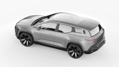 Markasız bir SUV 'un 3 boyutlu görüntülemesi