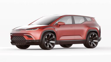 Markasız bir SUV 'un 3 boyutlu görüntülemesi