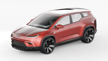 Markasız bir SUV 'un 3 boyutlu görüntülemesi