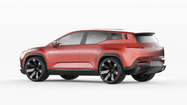 Markasız bir SUV 'un 3 boyutlu görüntülemesi