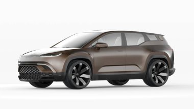 Markasız bir SUV 'un 3 boyutlu görüntülemesi