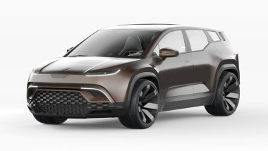 Markasız bir SUV 'un 3 boyutlu görüntülemesi