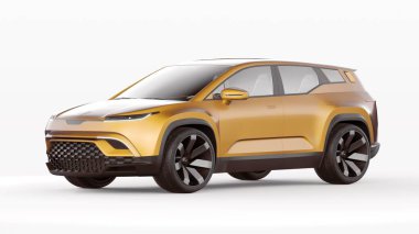 Markasız bir SUV 'un 3 boyutlu görüntülemesi