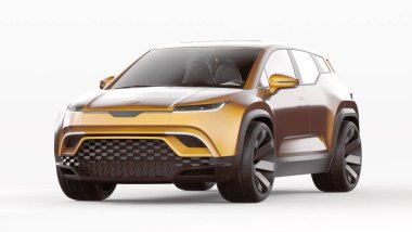 Markasız bir SUV 'un 3 boyutlu görüntülemesi