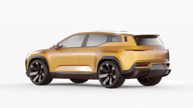 Markasız bir SUV 'un 3 boyutlu görüntülemesi