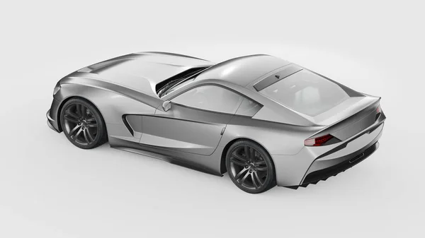 Rendu Concept Car Générique Sans Marque — Photo