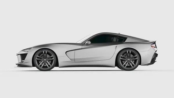 Rendu Concept Car Générique Sans Marque — Photo