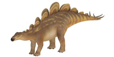 Stegosaurus dinazorunun gerçekçi modeli.