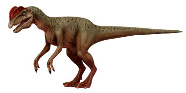 Artistic rendering of a majestic carnivorous dinosaur.