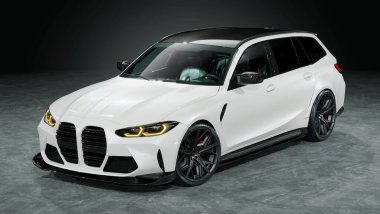 Markasız, jenerik konsept bir arabanın 3 boyutlu çizimi