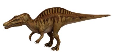 Ayrıntılı görünümde gerçekçi dinozor çizimi