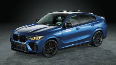 Markasız bir SUV 'un 3 boyutlu görüntülemesi