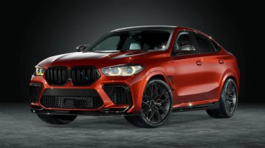 Markasız bir SUV 'un 3 boyutlu görüntülemesi