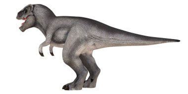 Tyrannosaurus rex profil görünümünde kükrüyor